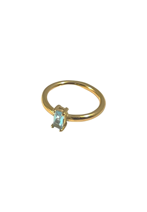 Robbie Blue Stone Ring