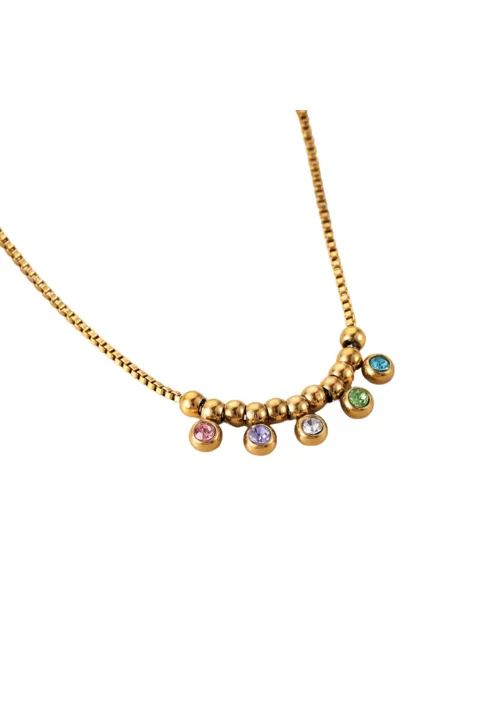 Starlit Stainless Steel Necklace