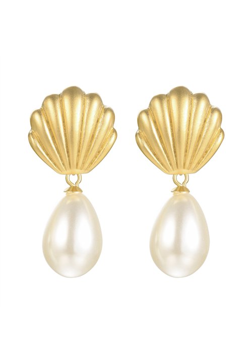 Oceana Pearl Stud Earrings 