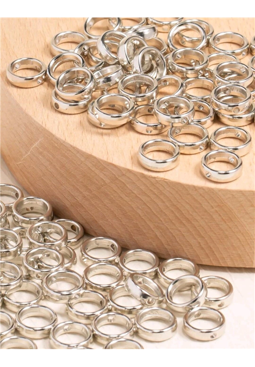 100pcs Silver DIY Jewellery Accessory Set
