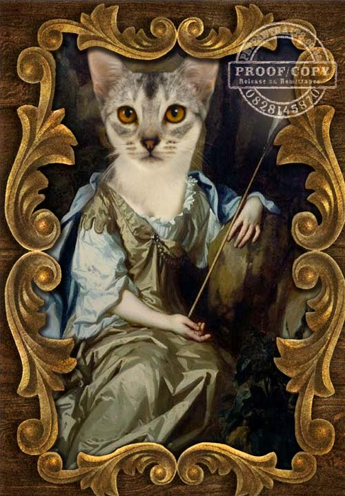 Countess Cat (collage)
