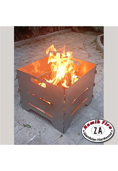 Stainless Steel Boma Braai (Foldable) - Made to Order | NAMIB FIRE ZA