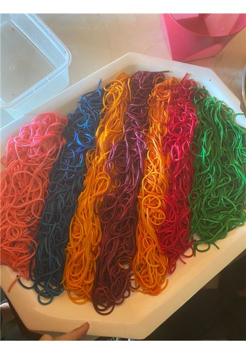 Rainbow Spaghetti 