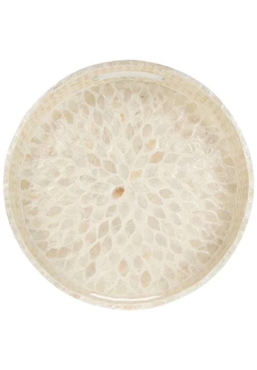 Round Mother of Pearl Tray