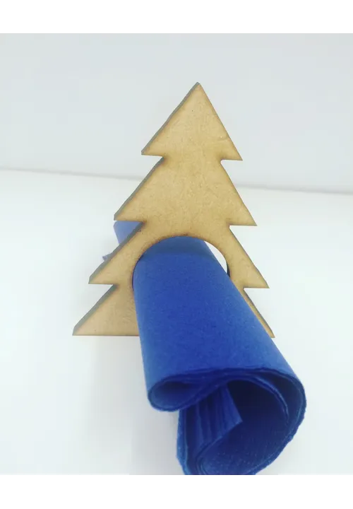 Christmas Tree Serviette Rings - Set of 8