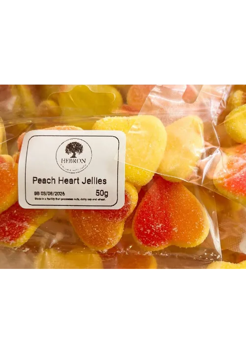 Peach Heart Jellies