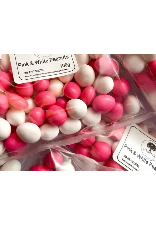 Pink & White Peanuts