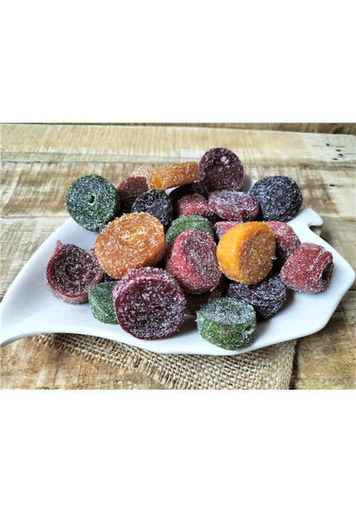 Mango Wheels (mini fruit rolls)