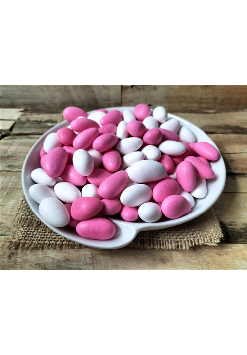 Pink & White Almonds