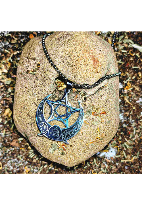 STAR AND MOON PENTACLE