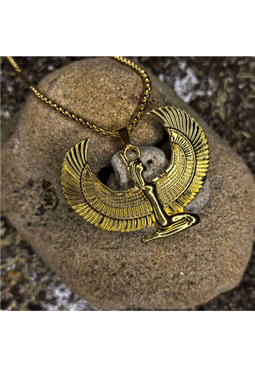 GODDESS ISIS PENDANT AND CHAIN