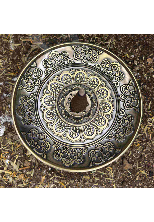 COPPER INCENSE BURNER