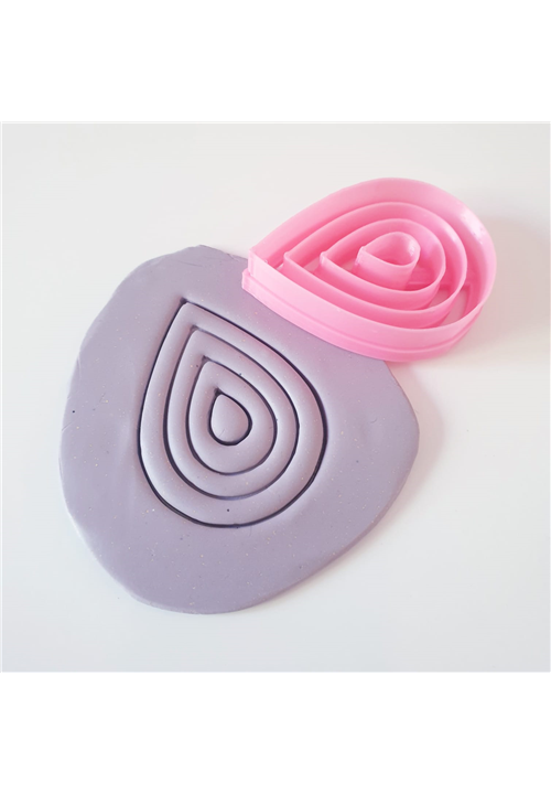 EMBOSSING CUTTER 10 -  POLYMER CLAY CUTTER