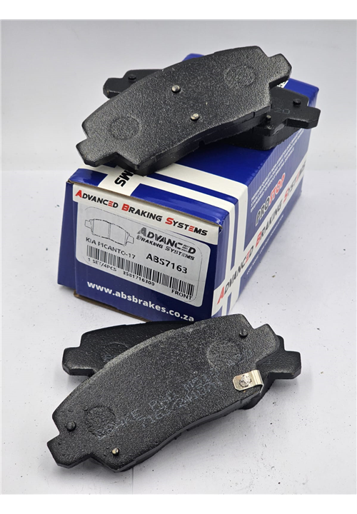 ABS7163 D7163ABS KIA PICANTO (JA) 1.0 2017 - 113.5MM 13" TYRES FRONT ABS BRAKE PAD SET