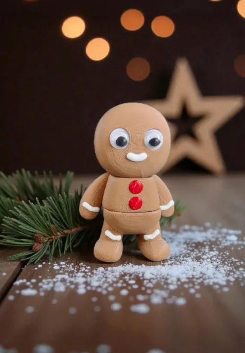 Gingerbread Man Keychain/Pocket Pal