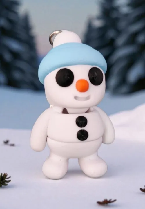 Snowman Keychain/Pocket Pal