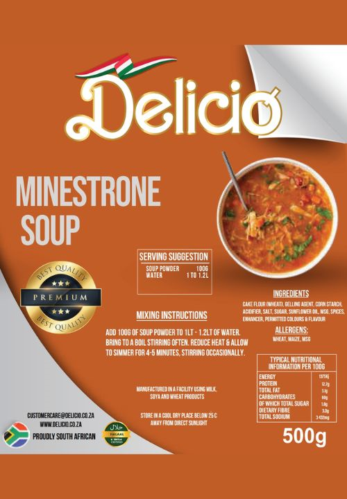 MINESTRONE SOUP/GRAVY - 500G