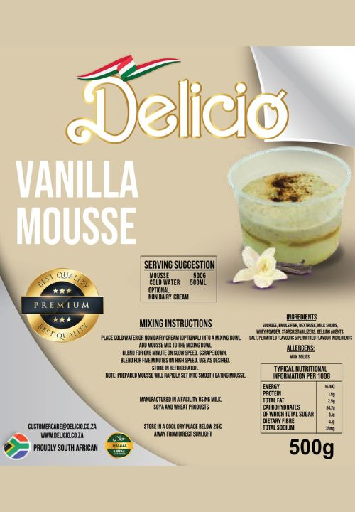 MOUSSE - VANILLA - 500G