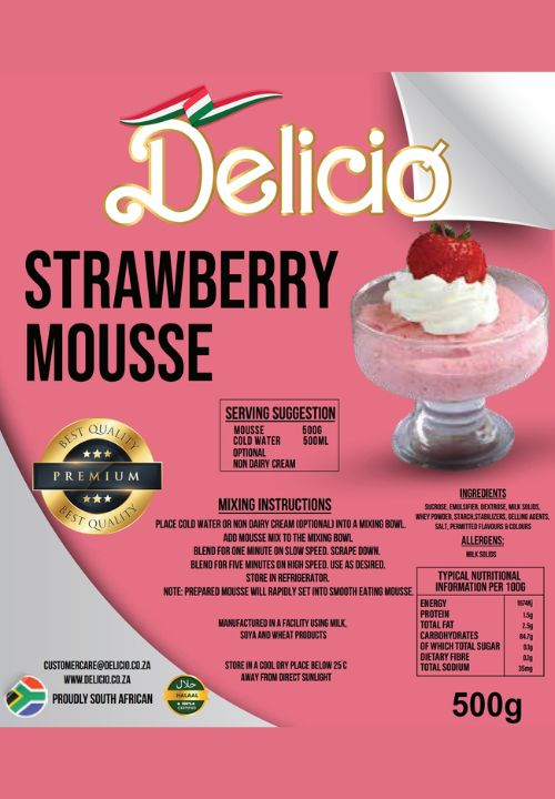 MOUSSE - STRAWBERRY - 500G