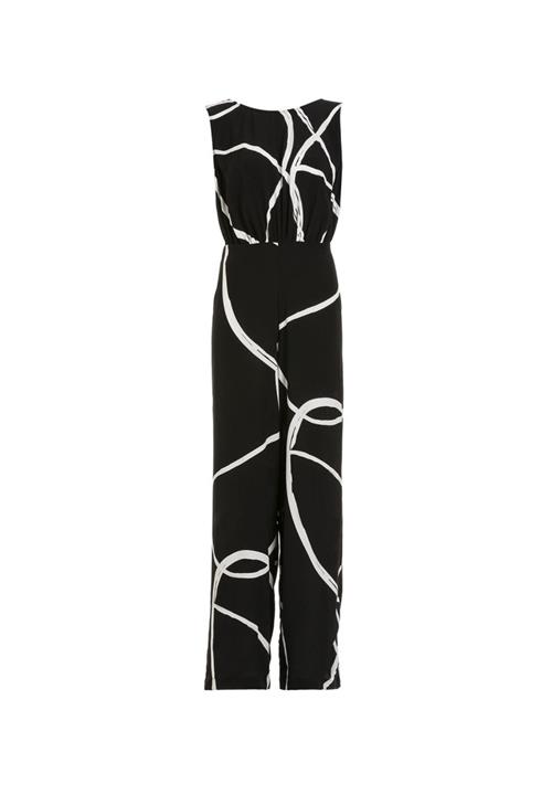 Abstract Viscose Blend Jumpsuit