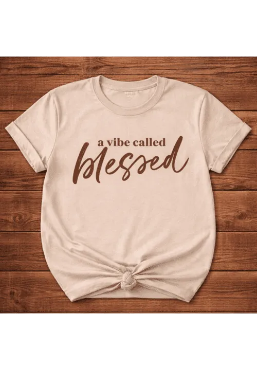 A vibe called Blessed Stone Tshirt